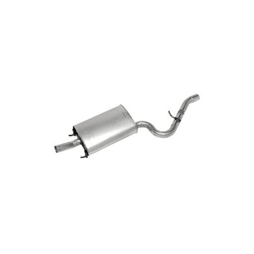 Walker Exhaust 55122 Exhaust Resonator Pipe; Inlet Diameter (IN) - 2-1/4 Inch  Inlet Attachment - OEM  Outlet Diameter (IN) - 2-1/4 Inch  Outlet Attachment - OEM  Finish - Satin  Color - Silver  Material - Aluminized Steel