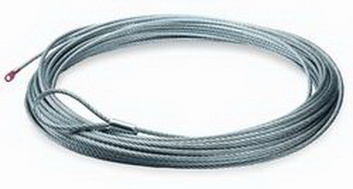 Warn Industries 15712 Winch Cable; Breaking Strength (LB) - 12000 Pounds  Length (FT) - 125 Feet  Diameter (IN) - 3/8 Inch  End Type - Loop On One End And Wire Rope Terminal On Other End  Material - Galvanized Aircraft Steel