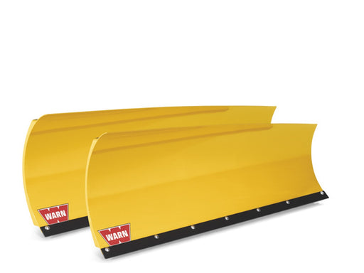 Warn Industries 80954 Snow Plow; Length (IN) - 54 Inch  Height (IN) - 17-3/4 Inch  Color - Yellow  Blade Color - Black  Material - Steel