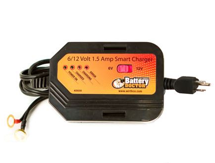 WirthCo Battery Doc (R) Battery Charger 20028 Type - Fully Automatic  Voltage Rating - 6 Volt/ 12 Volt  Ampere Rating - 1.5 Amp