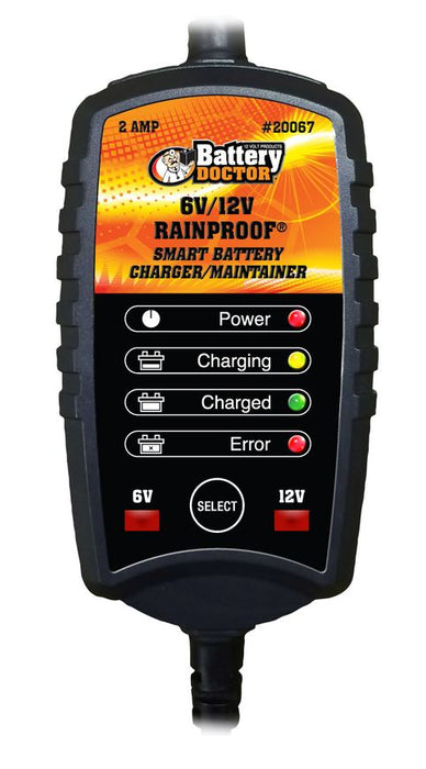 WirthCo 20067 Battery Doc (R) Rainproof (R) Battery Charger