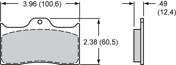 Wilwood Brakes 150-9413K Smartpad BP-20 Brake Pad