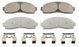 Wagner Brakes QC833 ThermoQuiet Brake Pad