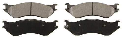 Wagner Brakes SX702A Brake Pad Severe Duty; Recommended Use - OEM Replacement  Material - Semi-Metallic  Construction - Bonded  Overall Thickness (MM) - 0.78 Inch  Includes OEM Sensors - Yes  Includes Shims - Yes  Quantity - Set Of 2  FMSI Number - D702A