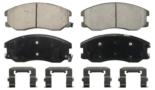 Wagner Brakes ZD1184 Brake Pad QuickStop; Recommended Use - OEM Replacement  Material - Ceramic  Construction - Bonded  Overall Thickness (MM) - 0.69 Inch  Includes OEM Sensors - No  Includes Shims - Yes  Quantity - Set Of 2  FMSI Number - D1184