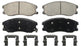 Wagner Brakes ZD1184 Brake Pad QuickStop; Recommended Use - OEM Replacement  Material - Ceramic  Construction - Bonded  Overall Thickness (MM) - 0.69 Inch  Includes OEM Sensors - No  Includes Shims - Yes  Quantity - Set Of 2  FMSI Number - D1184