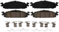 Wagner Brakes ZD1467 Brake Pad QuickStop; Recommended Use - OEM Replacement  Material - Ceramic  Construction - OEM  Overall Thickness (MM) - 0.708 Inch  Includes OEM Sensors - Yes  Includes Shims - Yes  Quantity - Set Of 4  FMSI Number - D1467