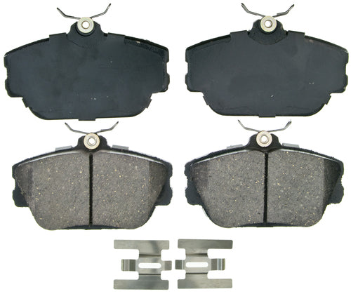 Wagner Brakes ZD598 Brake Pad QuickStop; Recommended Use - OEM Replacement  Material - Ceramic  Construction - Bonded  Overall Thickness (MM) - 0.689 Inch  Includes OEM Sensors - No  Includes Shims - Yes  Quantity - Set Of 4  FMSI Number - D598