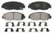 Wagner Brake ZD764 QuickStop Brake Pad