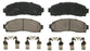 Wagner Brake ZD833 QuickStop Brake Pad