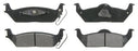 Wagner Brakes ZX1004 Brake Pad QuickStop; Recommended Use - OEM  Material - Semi-Metallic  Construction - Bonded  Overall Thickness (MM) - 0.545 Inch  Includes OEM Sensors - No  Includes Shims - Yes  Quantity - Set Of 4  FMSI Number - D1004