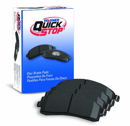Wagner Brakes ZX673 Brake Pad QuickStop; Recommended Use - OEM Replacement  Material - Semi-Metallic  Construction - OEM  Overall Thickness (MM) - 0.555 Inch  Includes OEM Sensors - Yes  Includes Shims - Yes  Quantity - Set Of 4  FMSI Number - D673