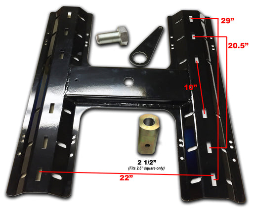 Young's Products CAG-BW Convert-A-Goose Fifth Wheel Trailer Hitch Conversion Kit