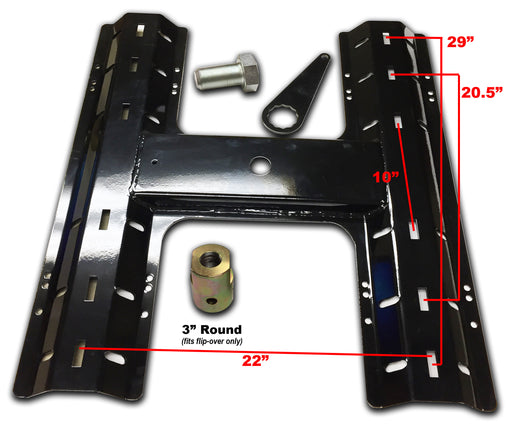 Young's Products CAG-FO Convert-A-Goose Fifth Wheel Trailer Hitch Conversion Kit
